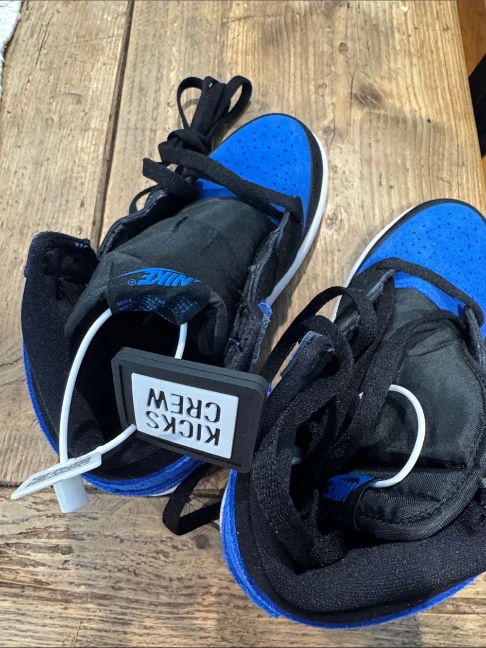 Jordan Kids Sneakers Black/Blue -Box Included